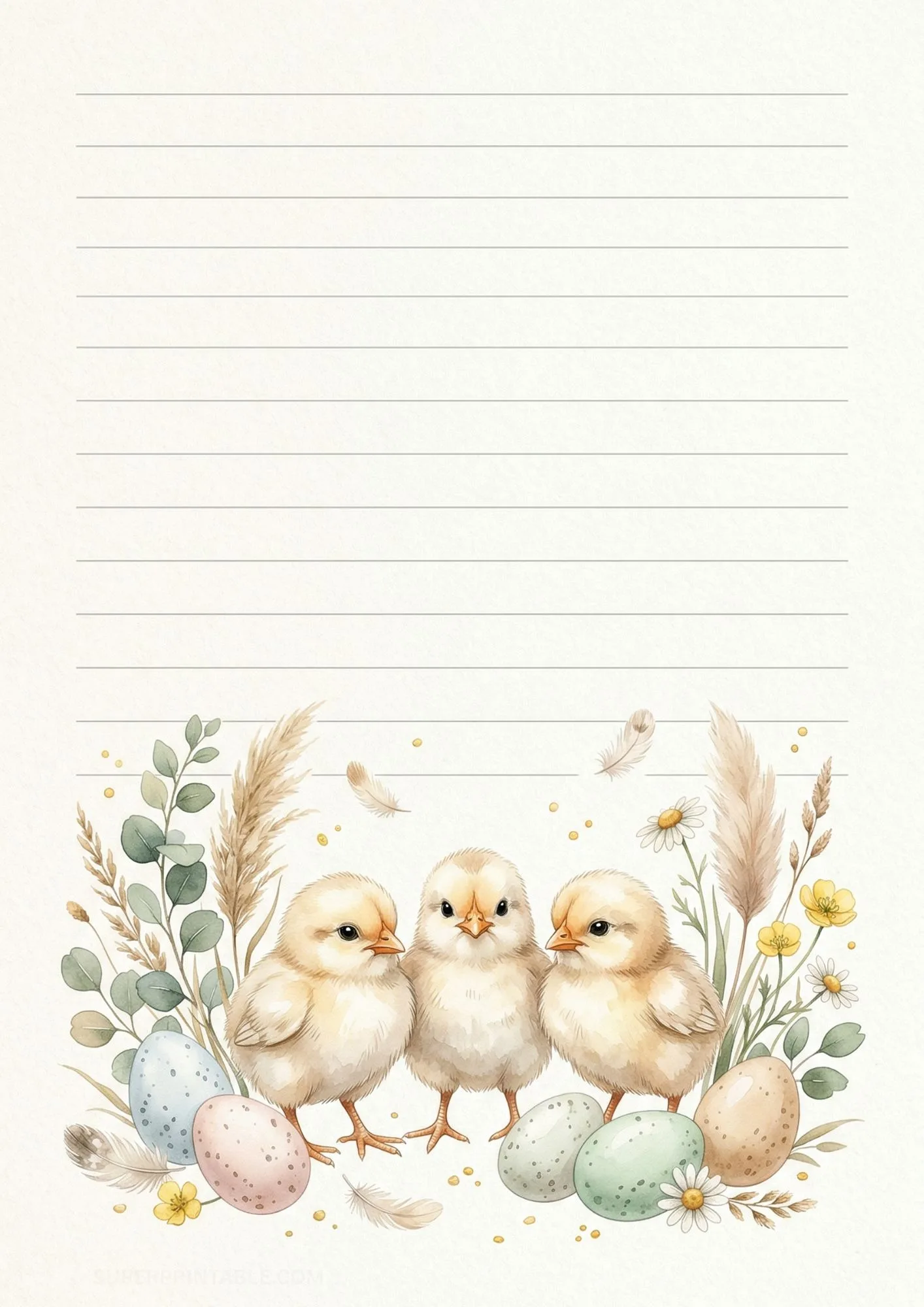Easter & Spring Digital Writing Papers 2