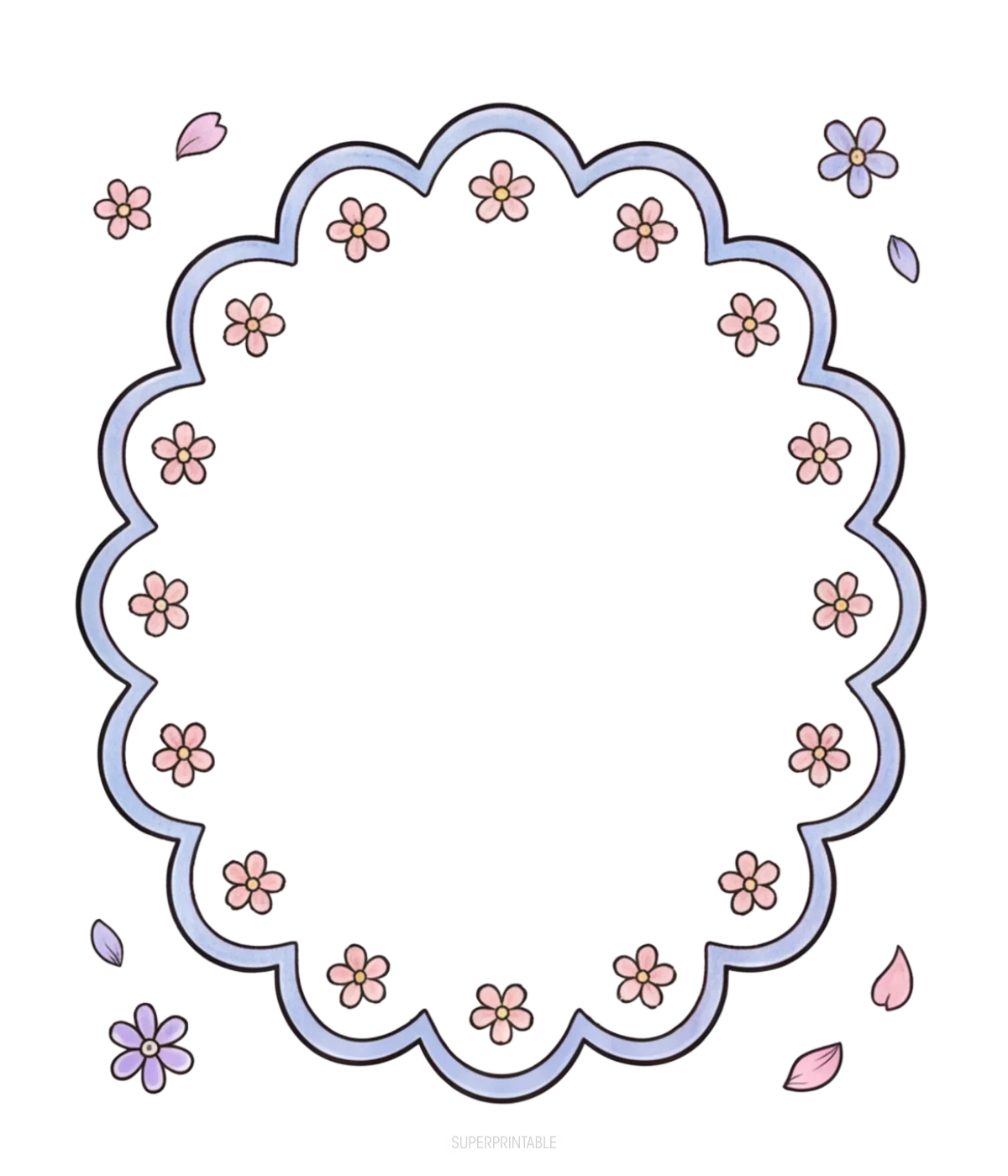 Easter and Spring Frames in Transparent PNG 2