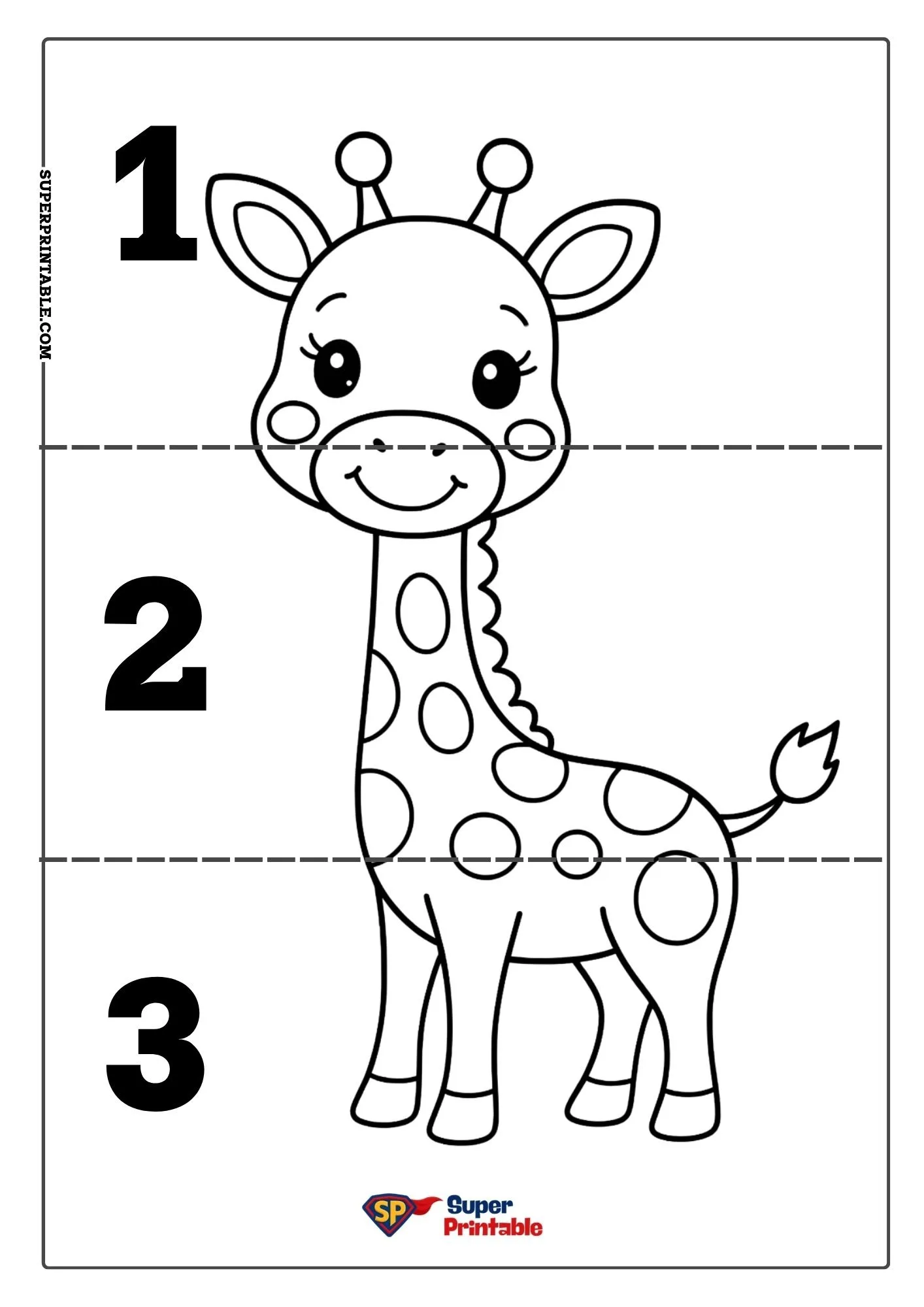 Giraffe Puzzle Activity 2