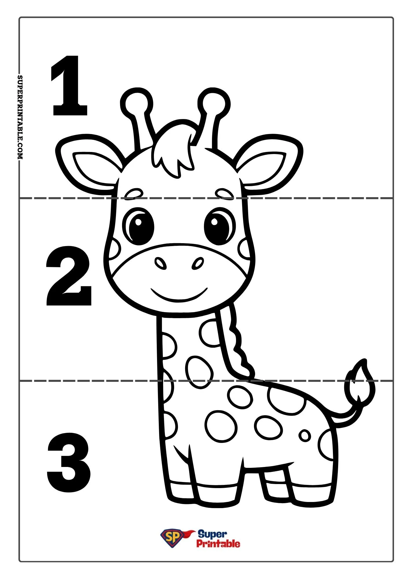 Giraffe Puzzle Activity 4