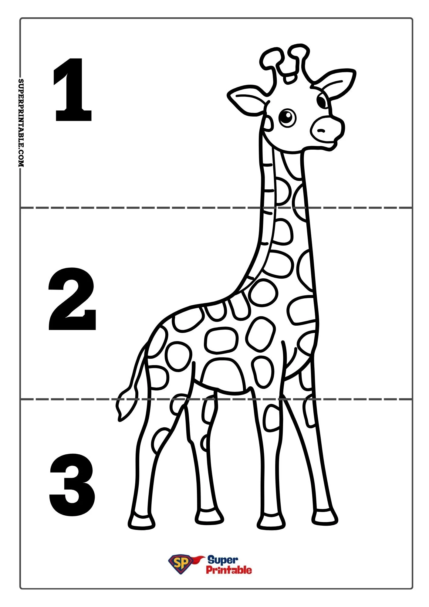 Giraffe Puzzle Activity 5