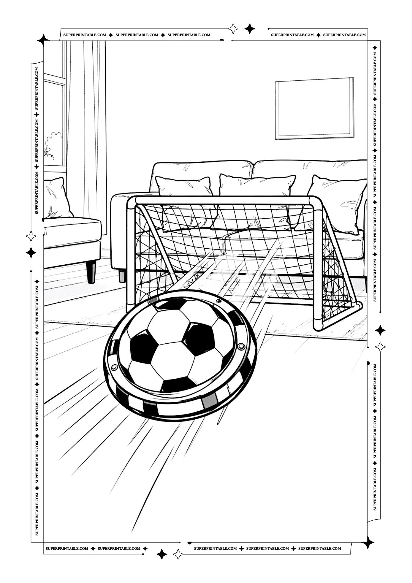 Hover Ball Coloring Pages 1