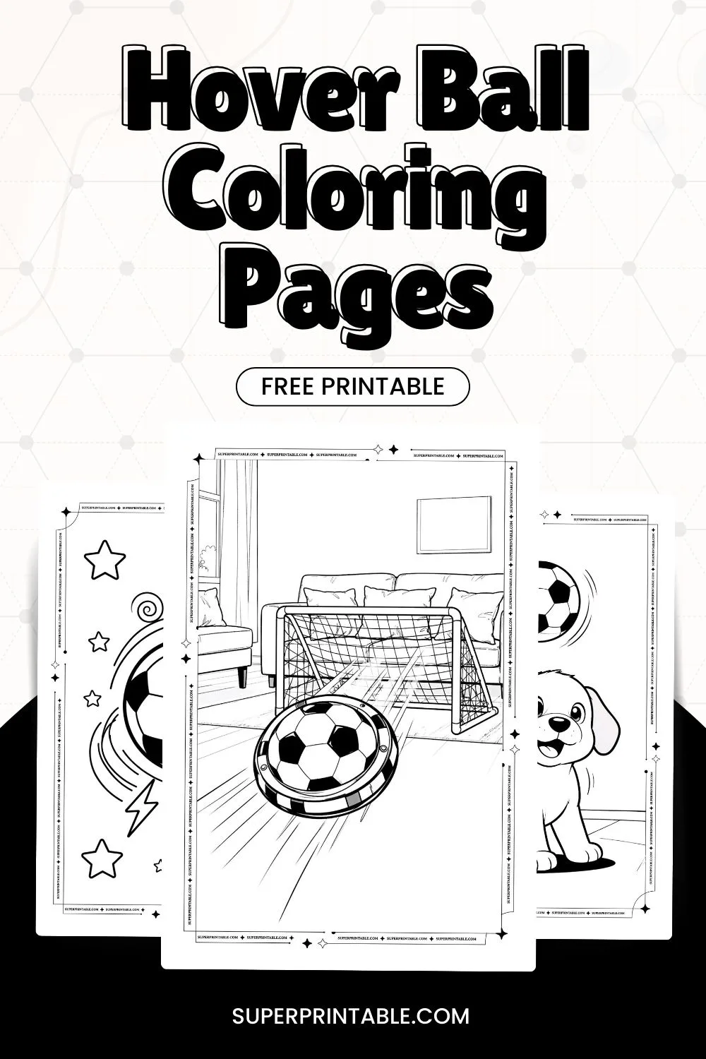 Hover Ball Coloring Pages Pinterest Image