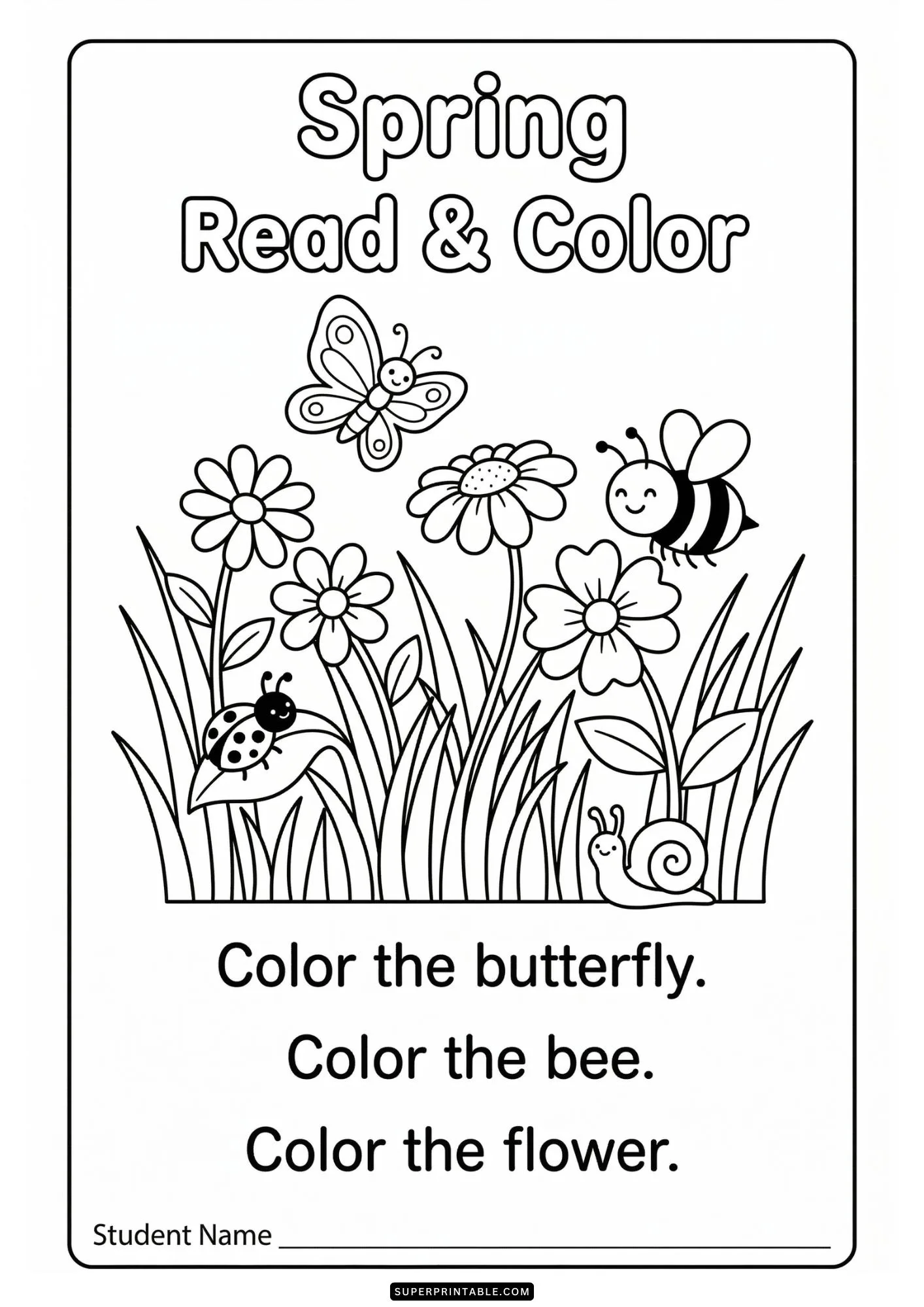KG Spring Early Learning Activity Pack 1