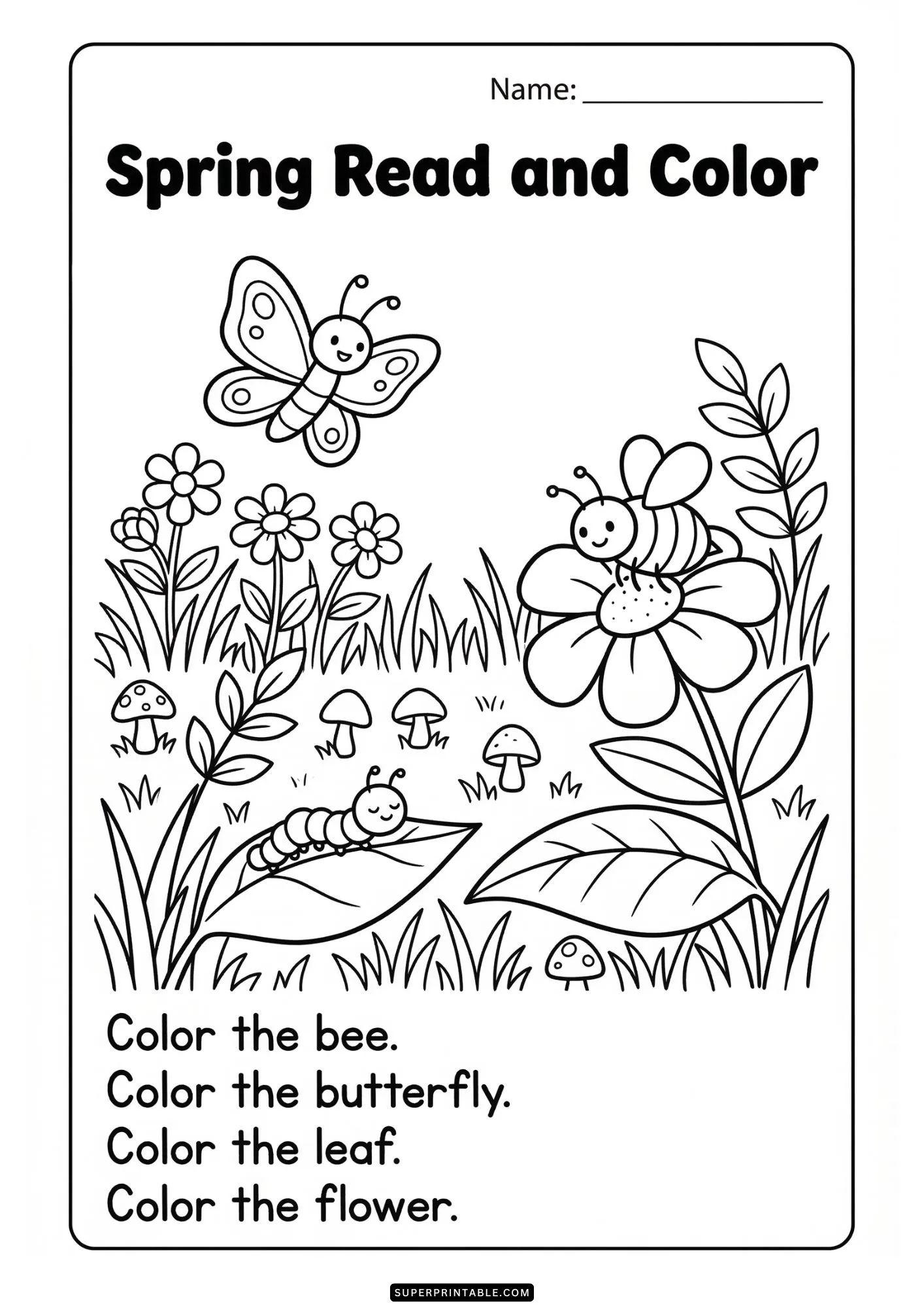 KG Spring Early Learning Activity Pack 2