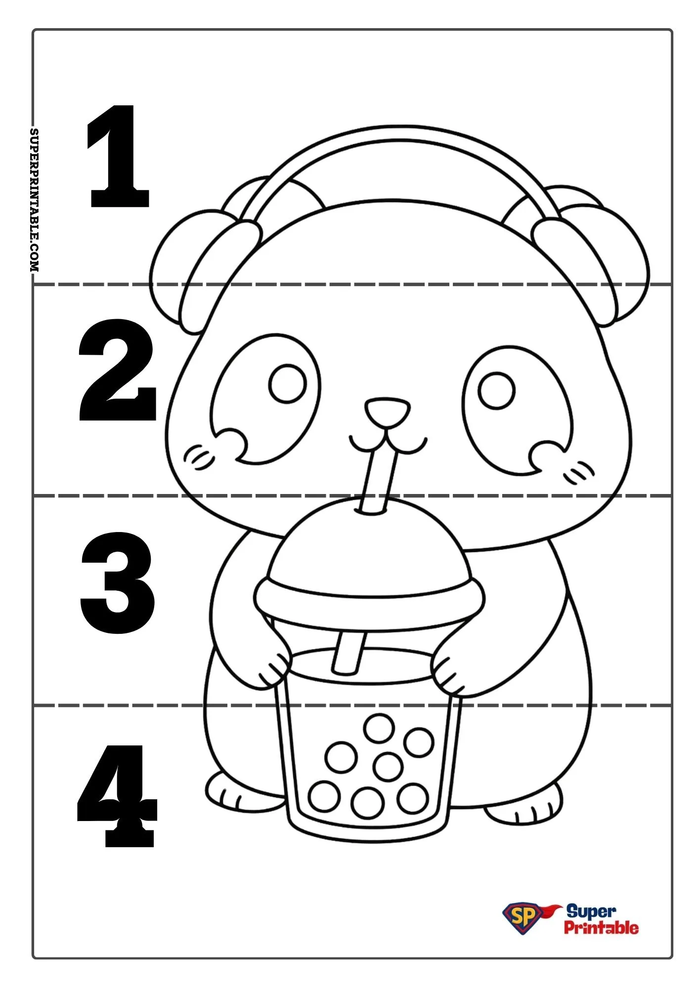 Panda Puzzle Activity Pack 3