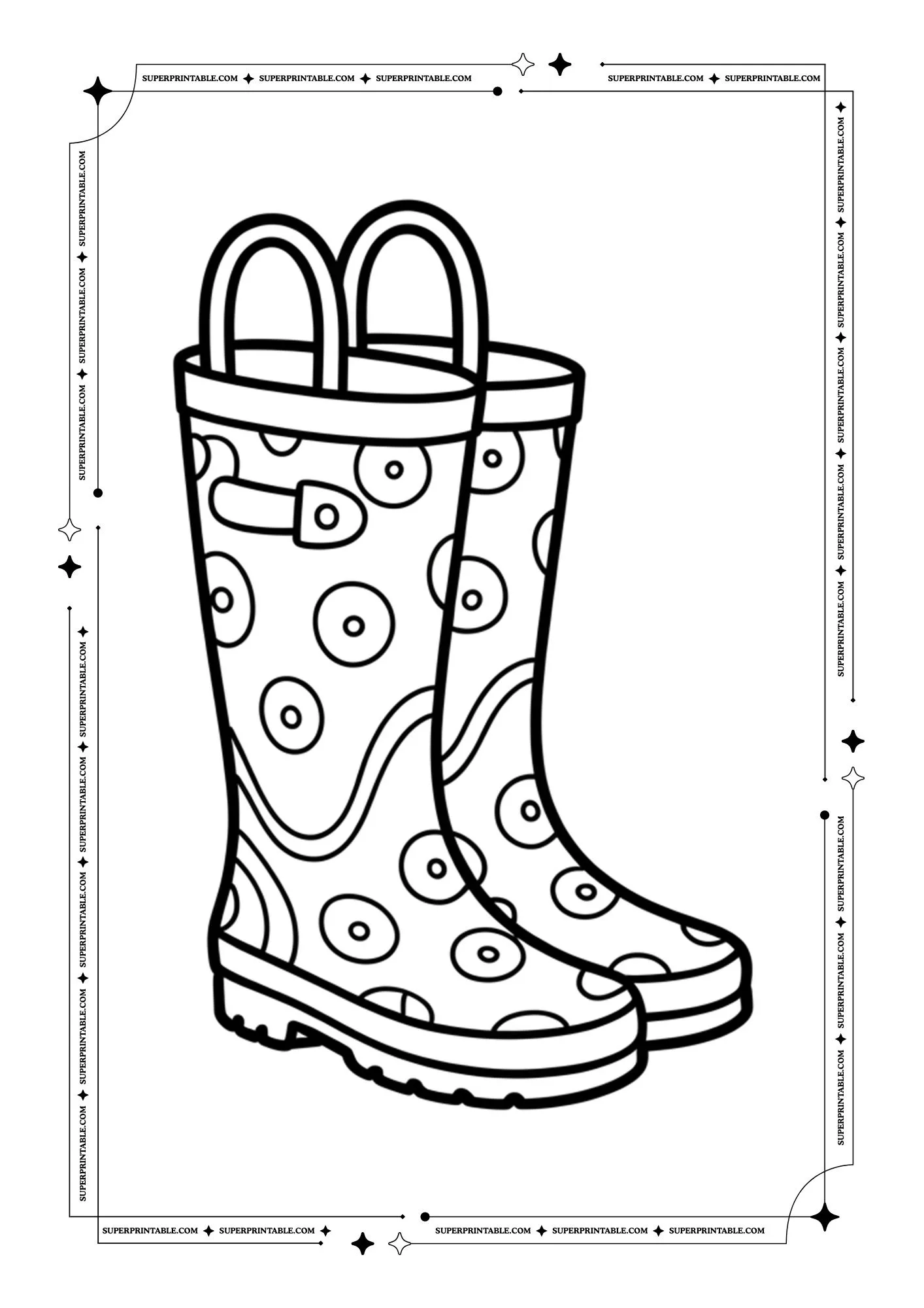 Shoe Coloring Pages 18