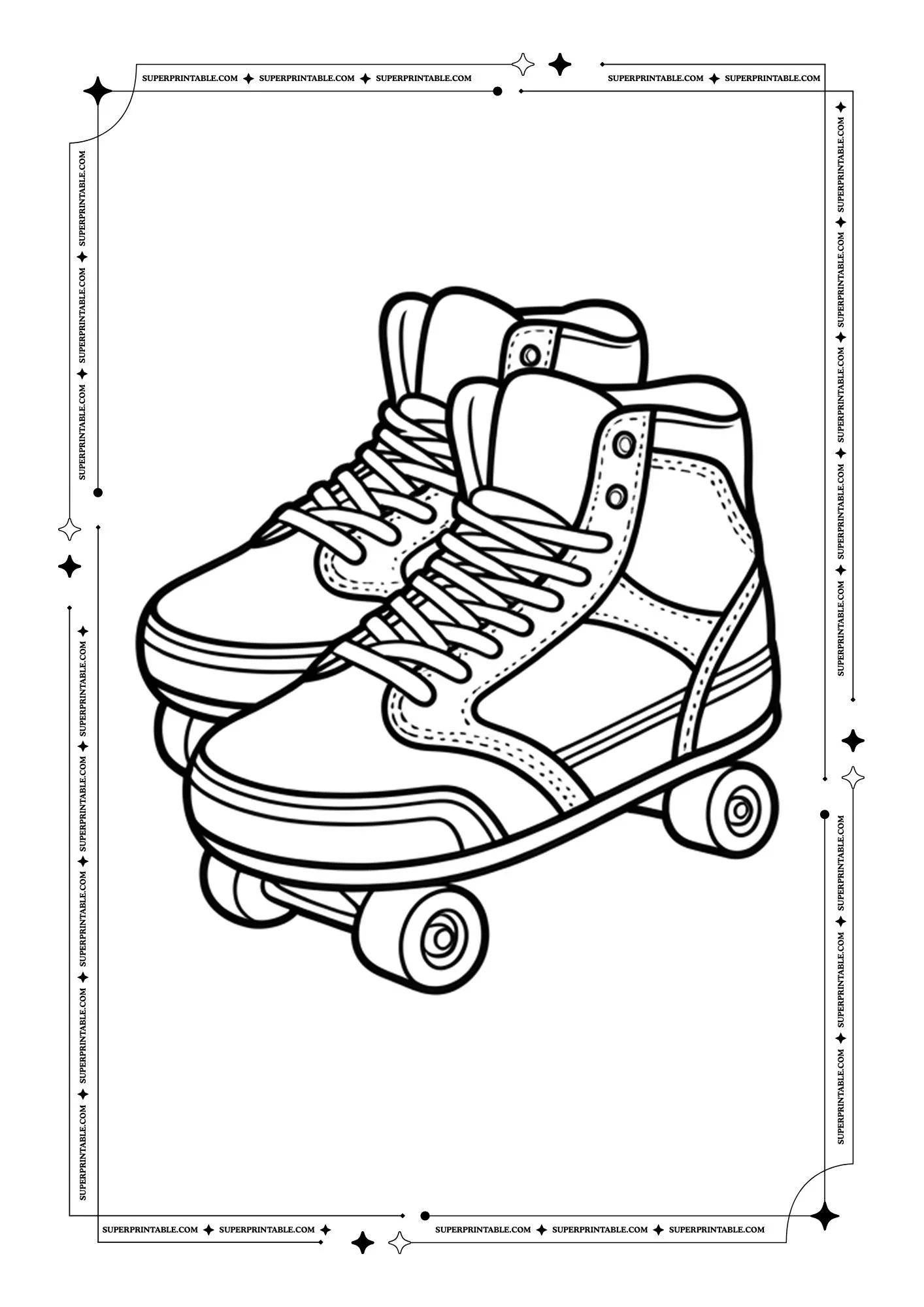 Shoe Coloring Pages 21