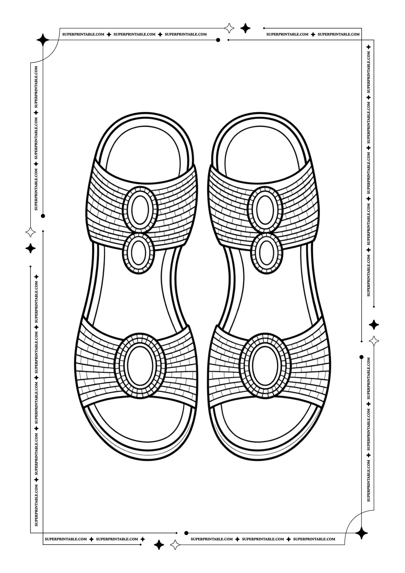Shoe Coloring Pages 5
