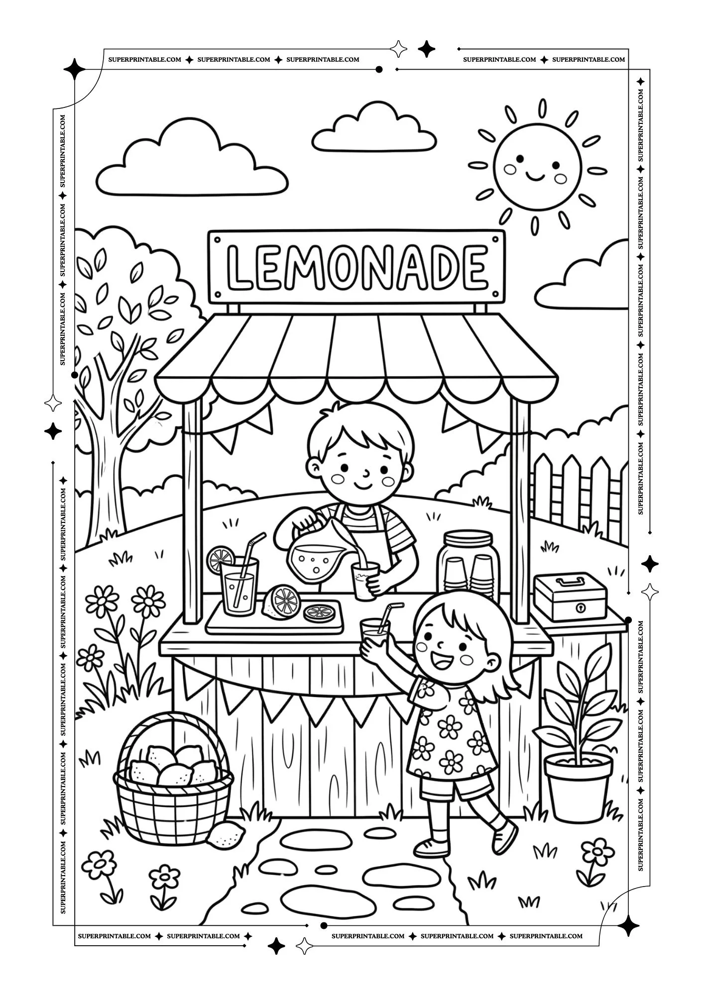 Sunny Doodle Adventures Sweet Treats & Play Coloring Edition 1