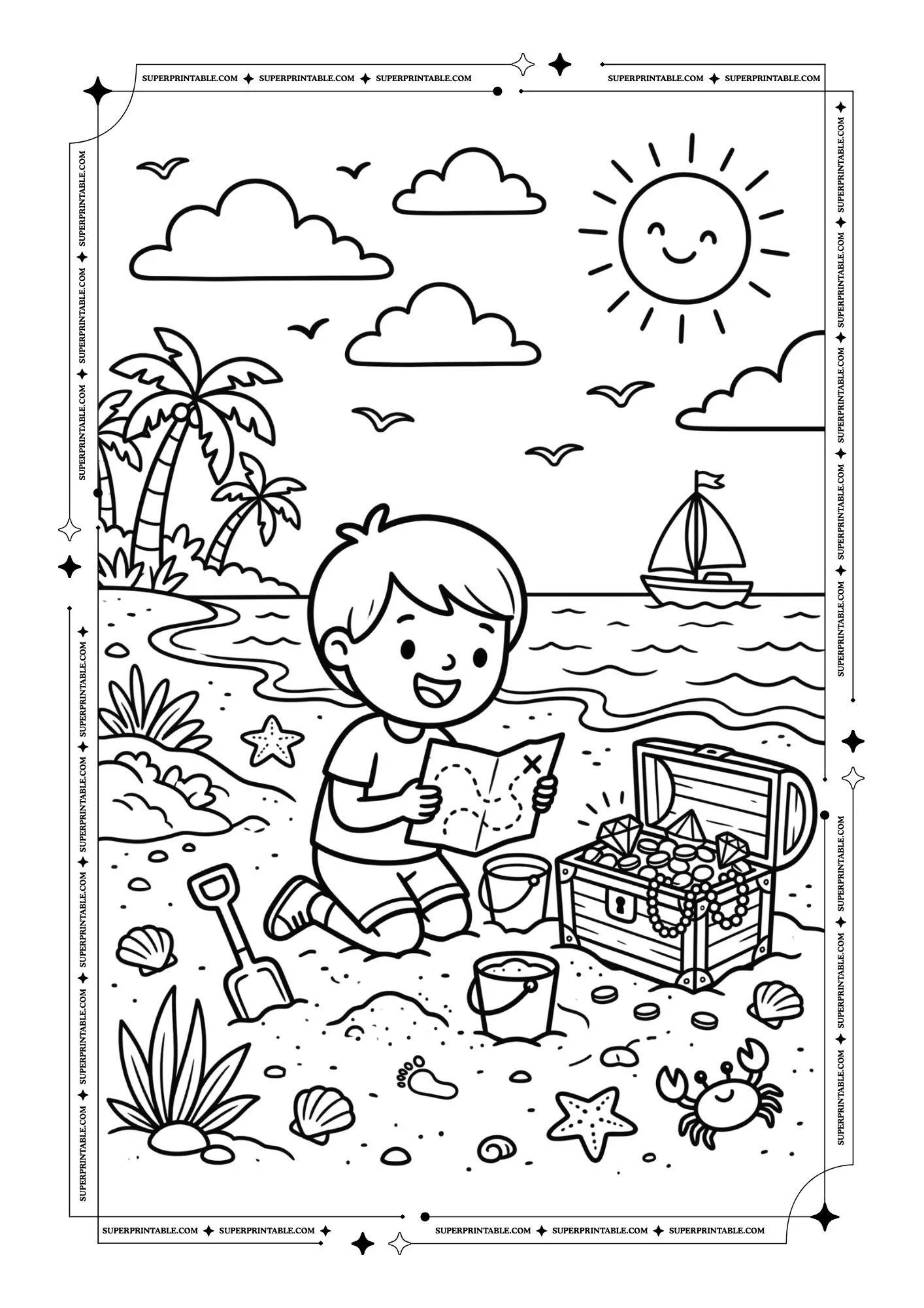 Sunny Doodle Adventures Sweet Treats & Play Coloring Edition 2