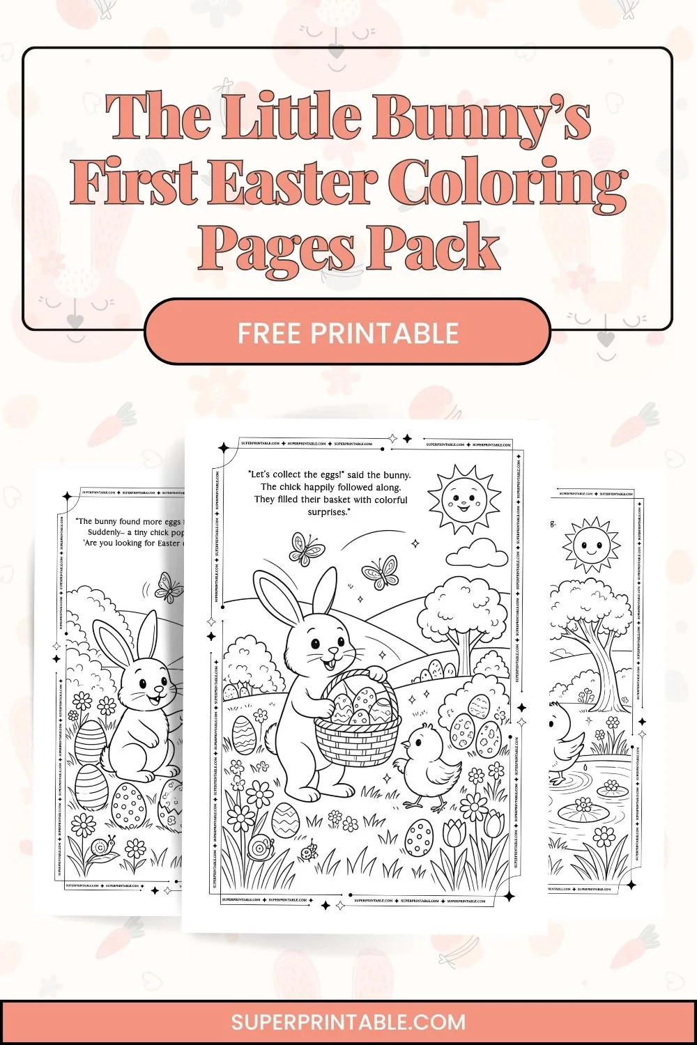 The Little Bunny’s First Easter Pinterest Image