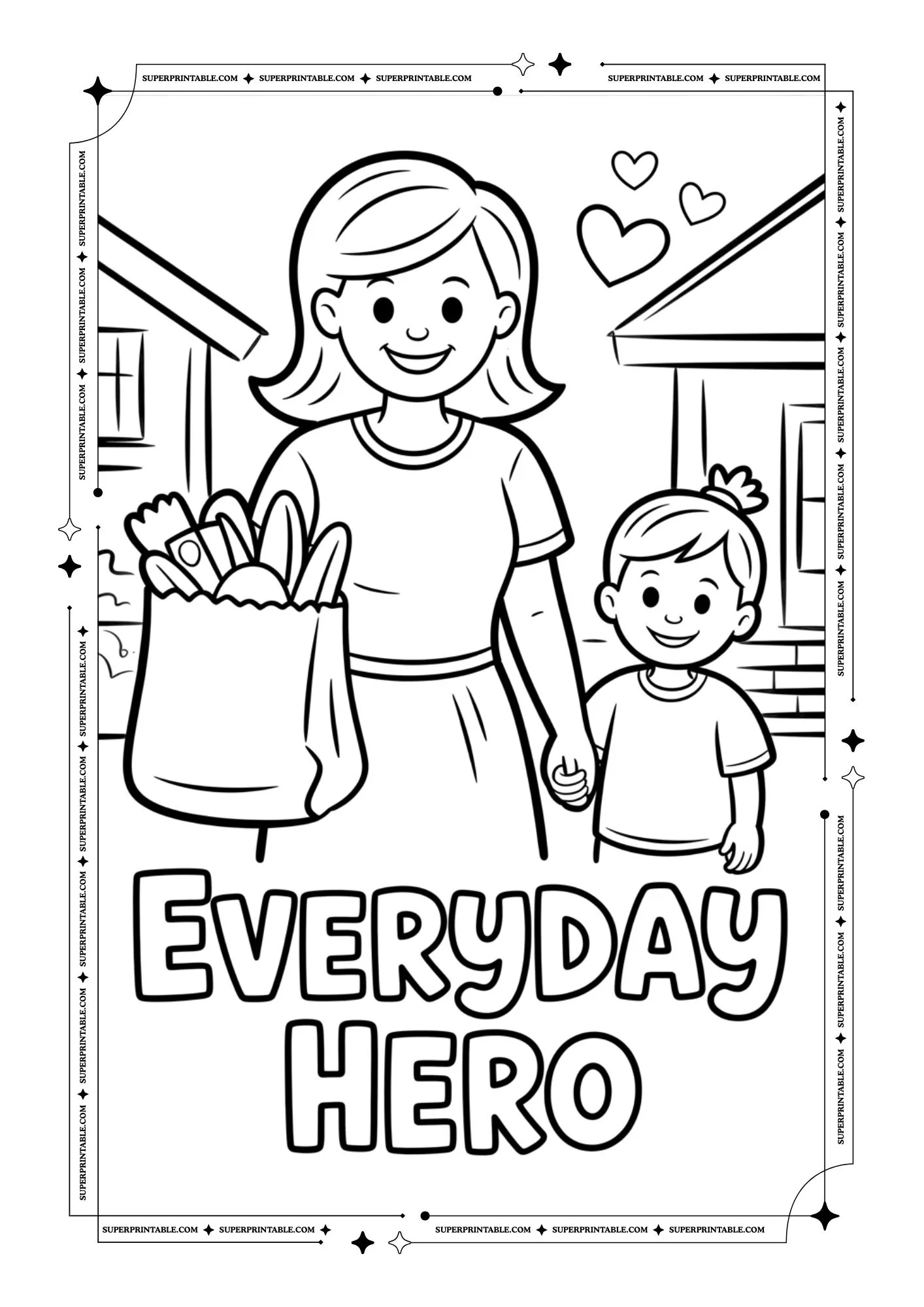 Women's Day Coloring Pages 1