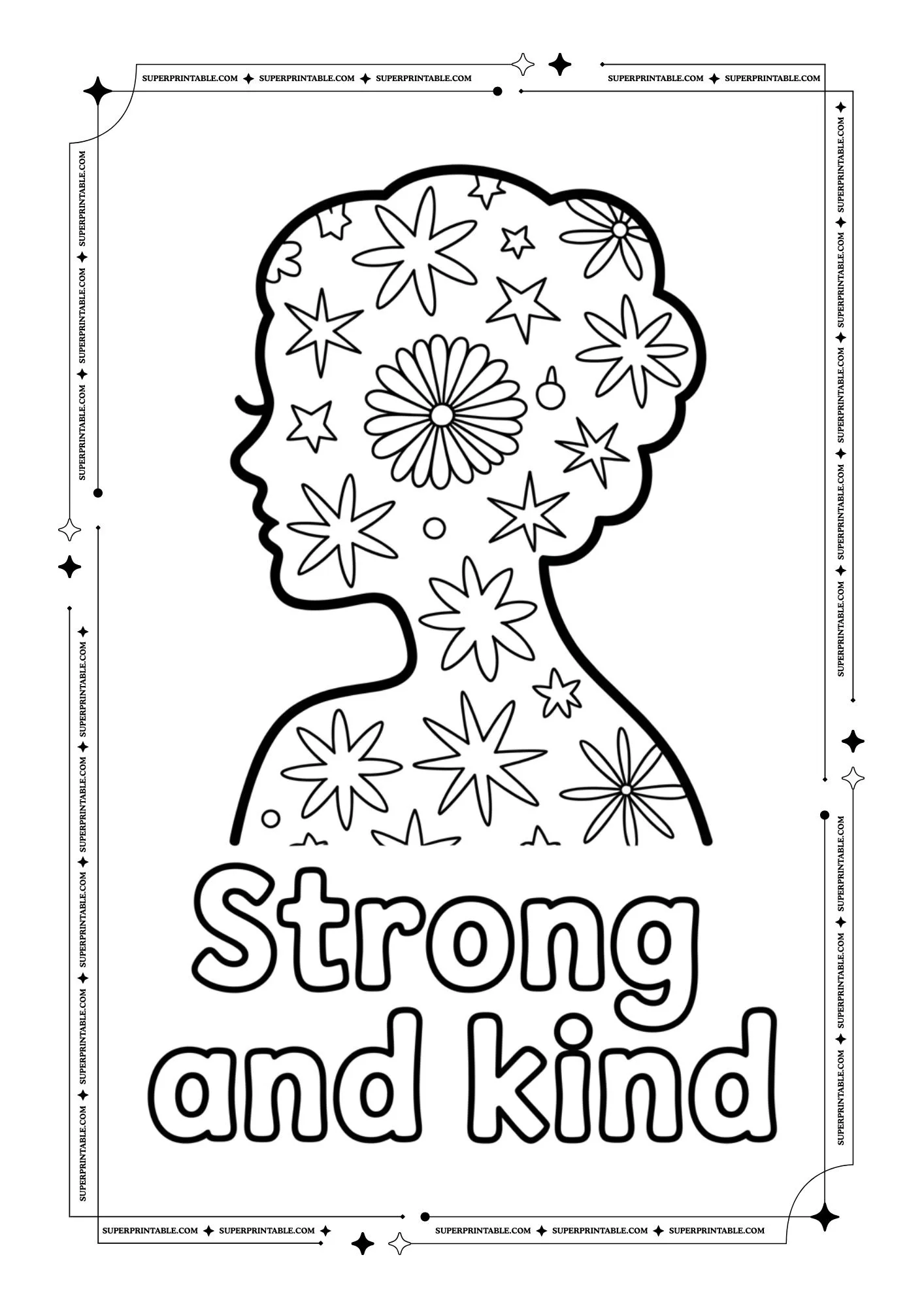 Women's Day Coloring Pages 5