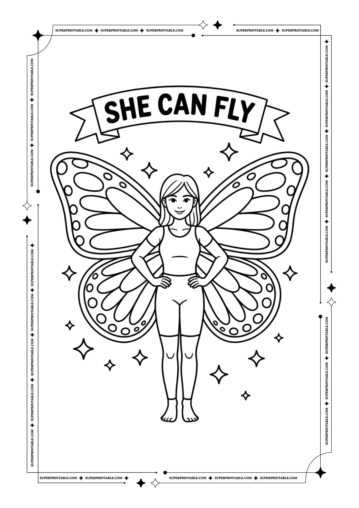 Women's Day Coloring Pages 6