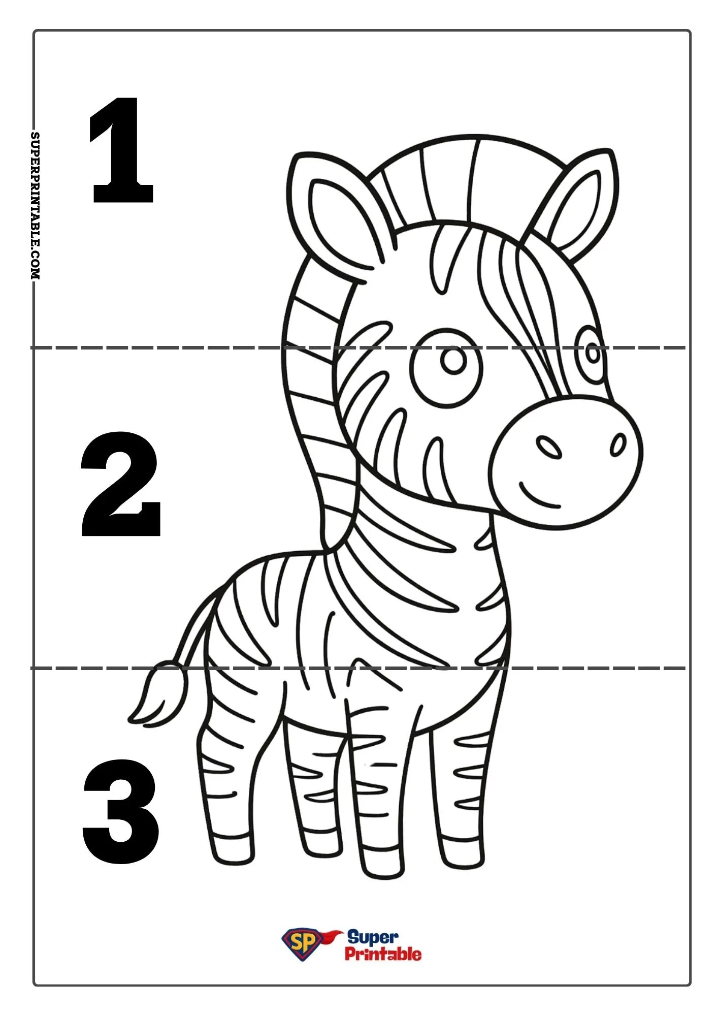Zebra Puzzle Activity Pack 1