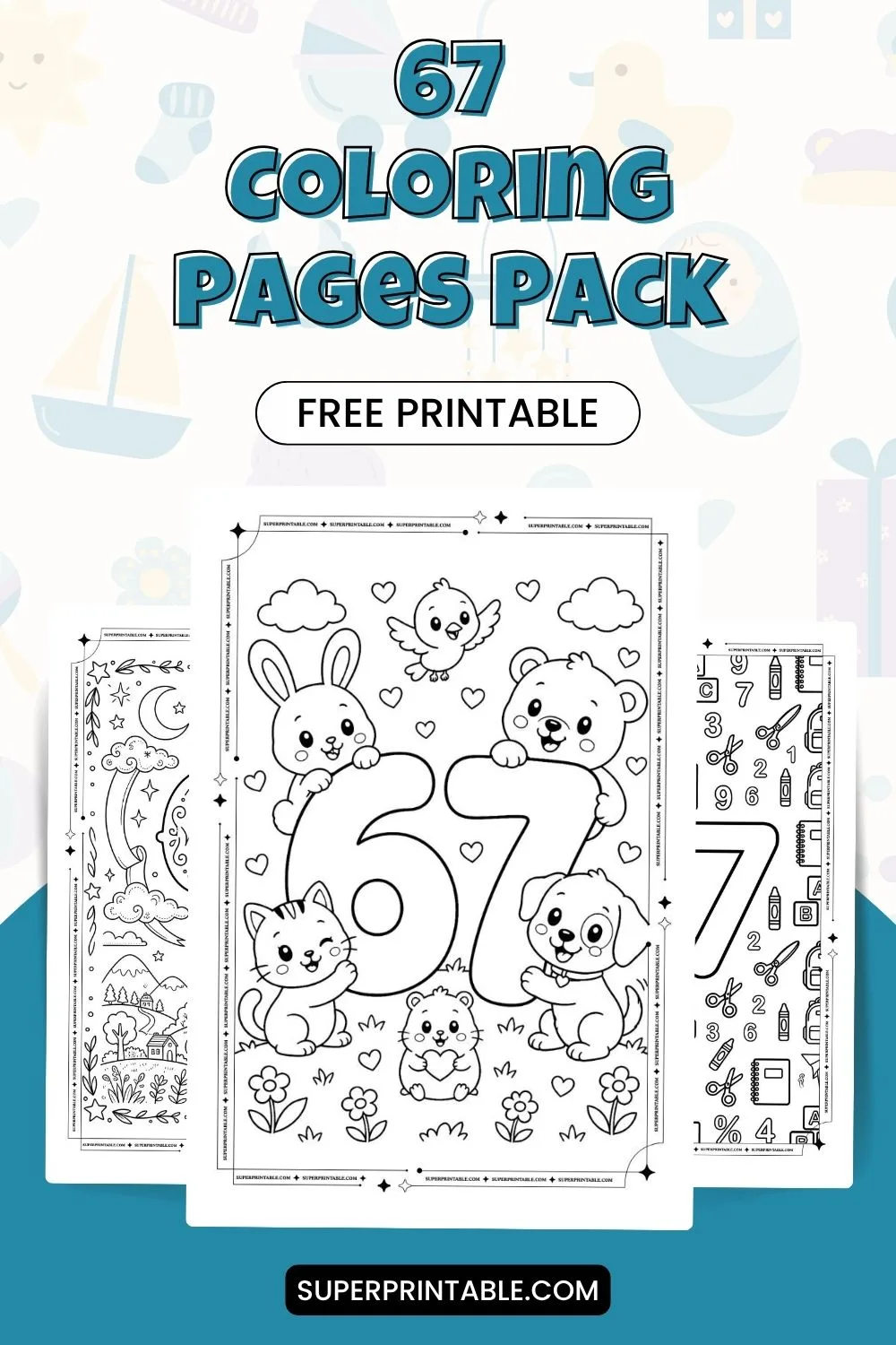 25+ 67 Coloring Pages Pinterest Image