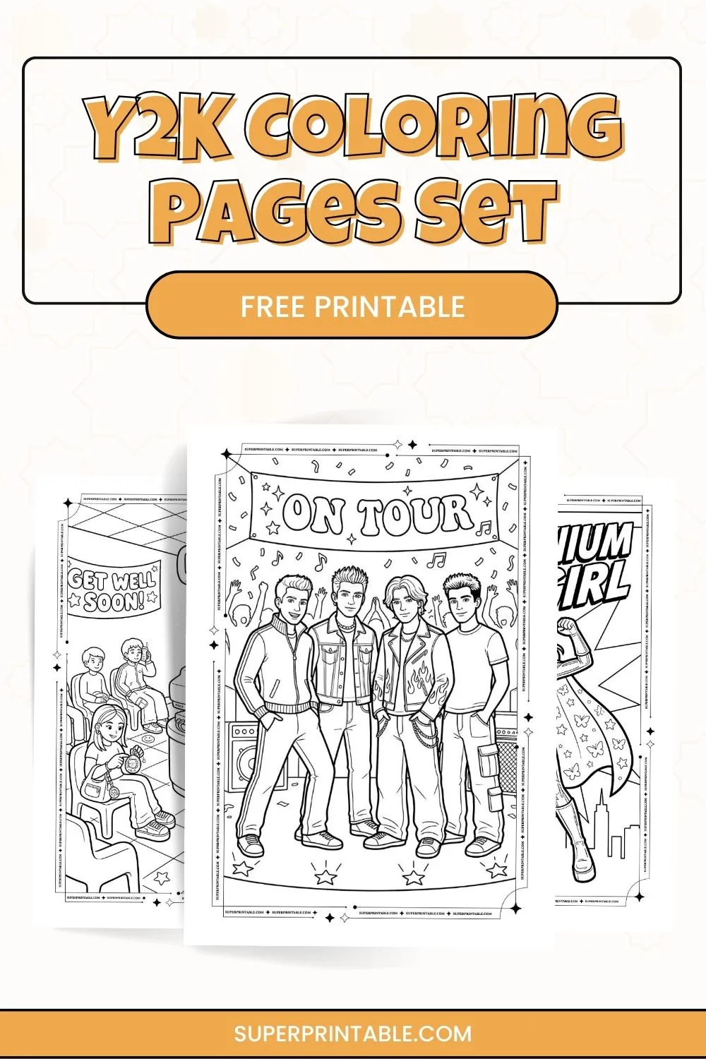 55+ Y2K Coloring Pages Pinterest Image