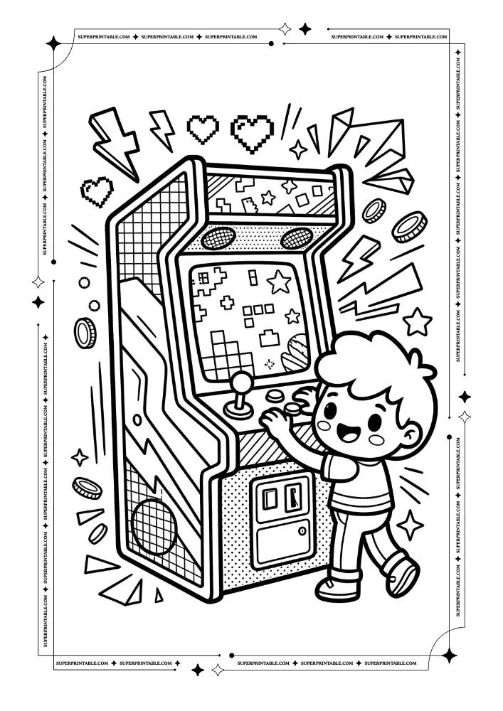 80’s Coloring Pages 2