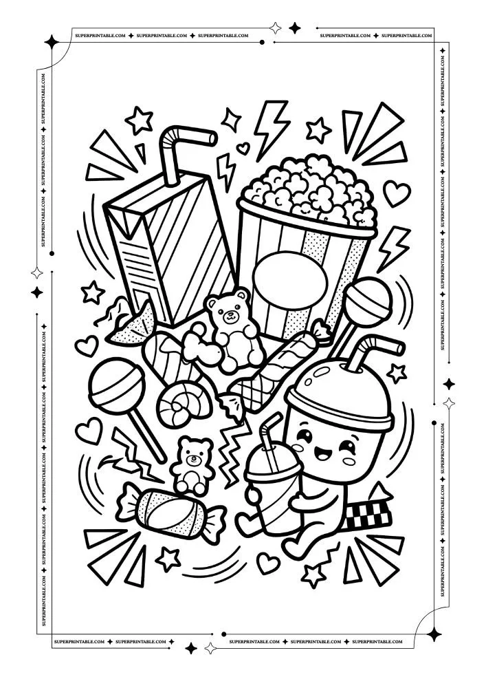 80’s Coloring Pages 6