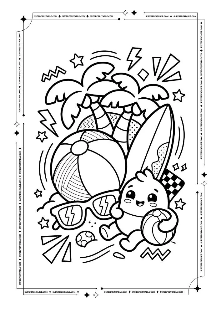80’s Coloring Pages 9