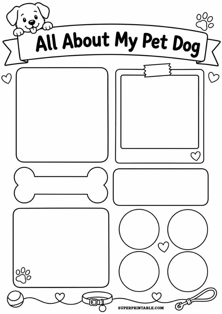 All About My Pet Dog Worksheet 2