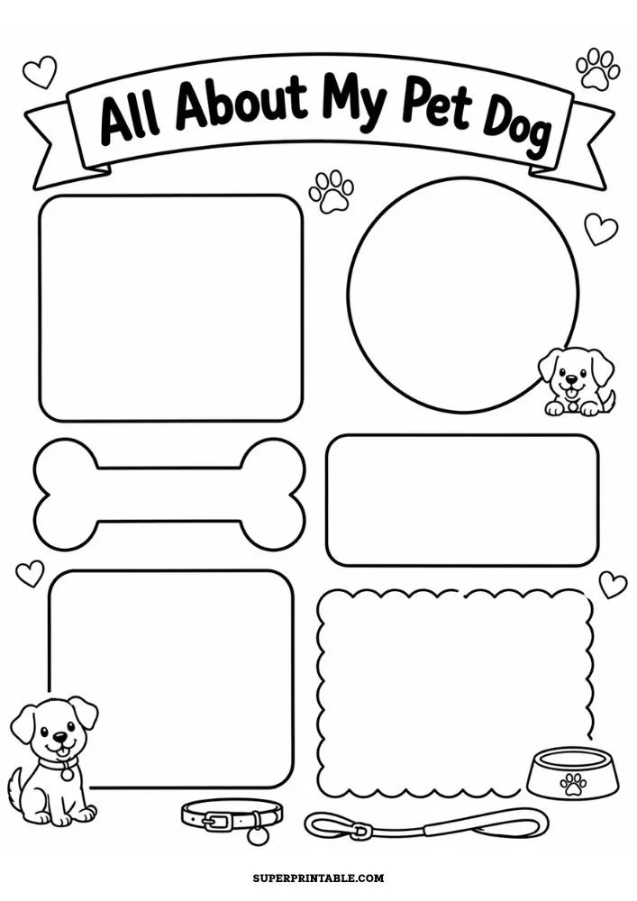 All About My Pet Dog Worksheet 3