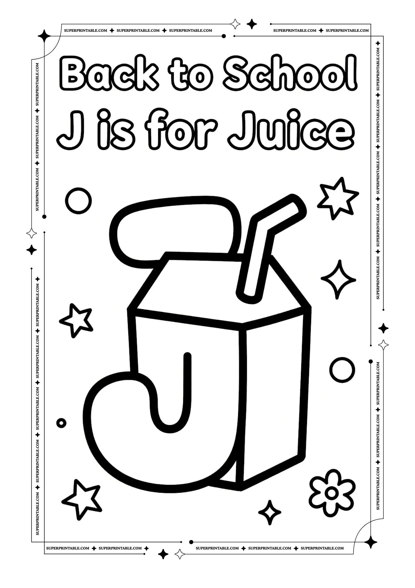 Back To School Alphabet Coloring Pages 10