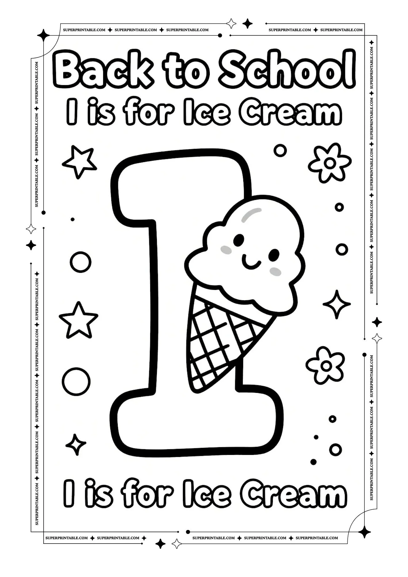 Back To School Alphabet Coloring Pages 9