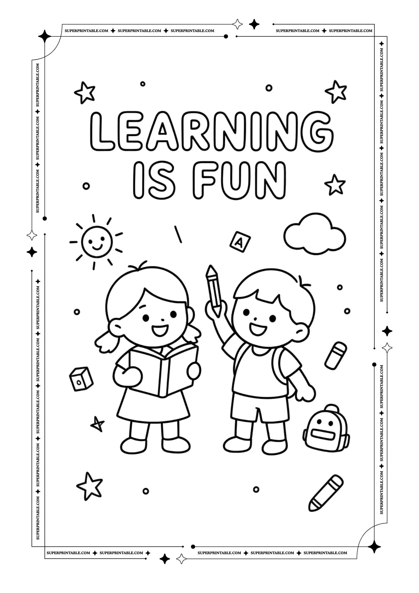Back To School Coloring Pages 3