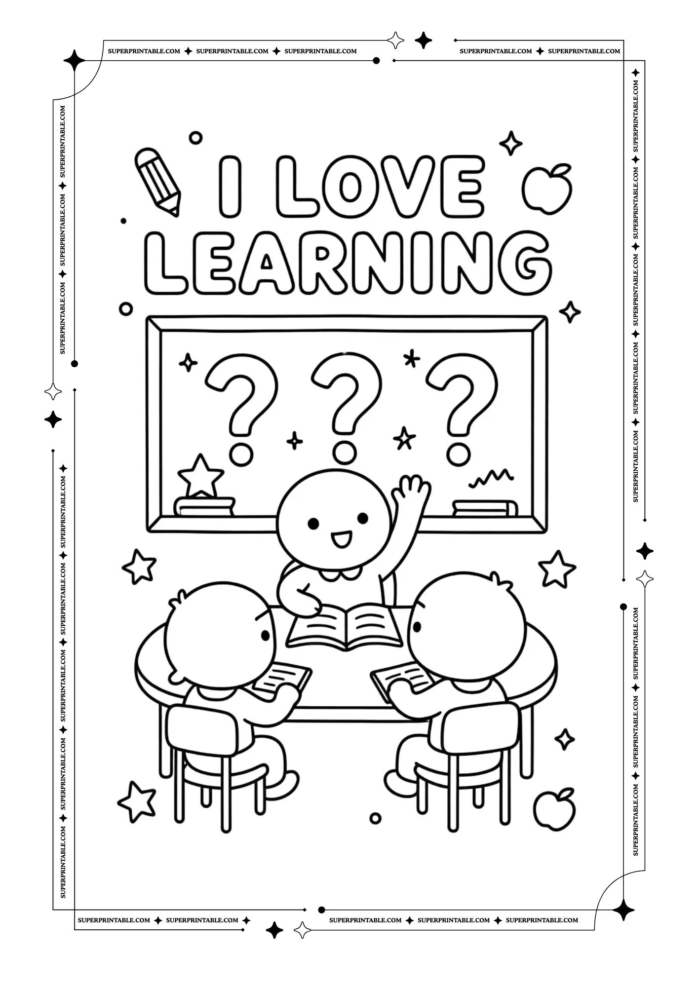Back To School Coloring Pages 4