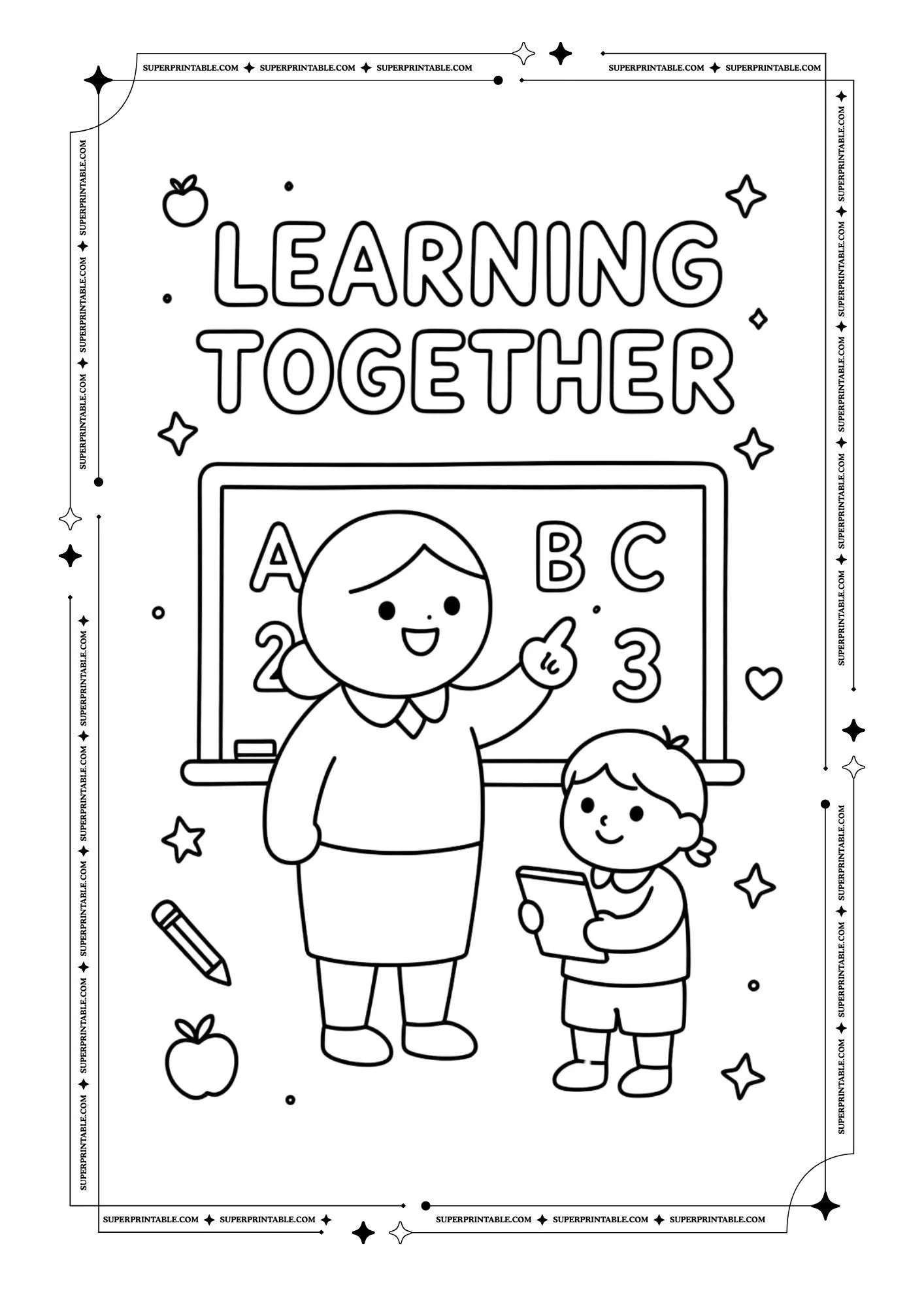 Back To School Coloring Pages 6
