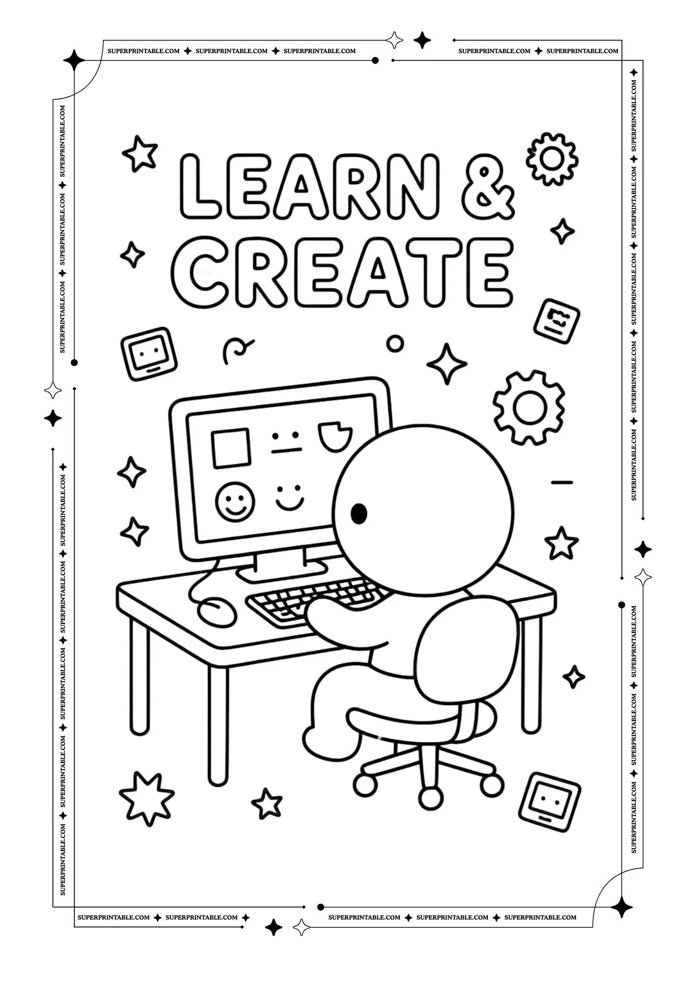 Back To School Coloring Pages 8