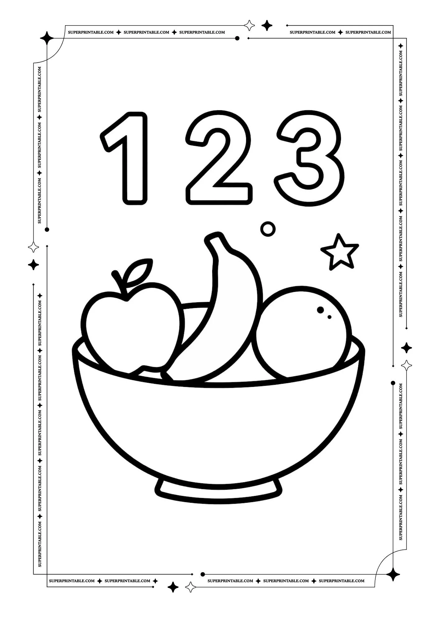 Bowl Coloring Pages 3