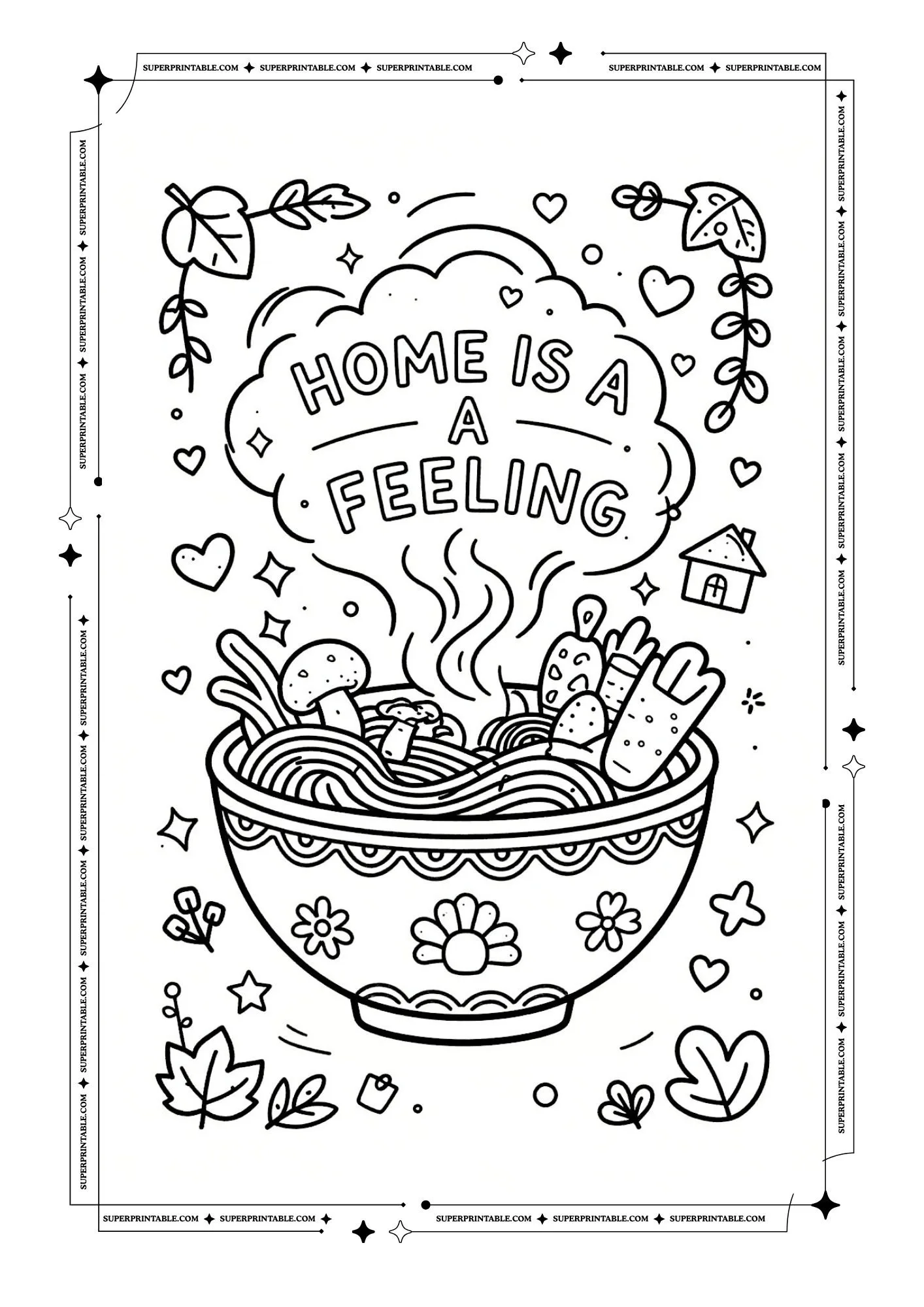 Bowl Coloring Pages 7