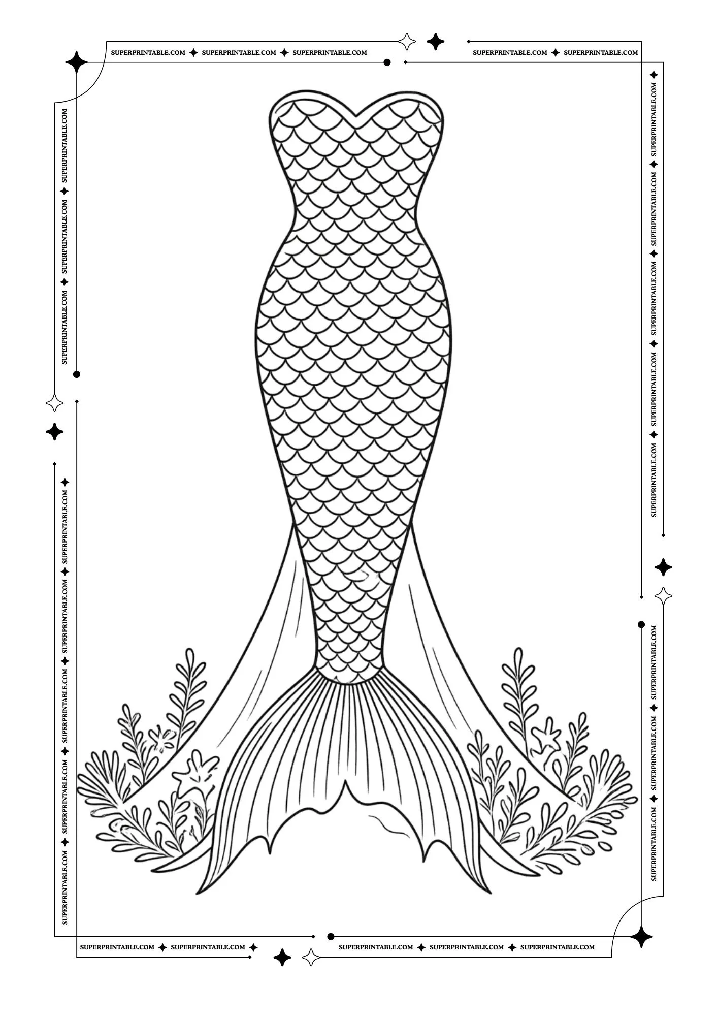 Bridal Dress Coloring Pages 6