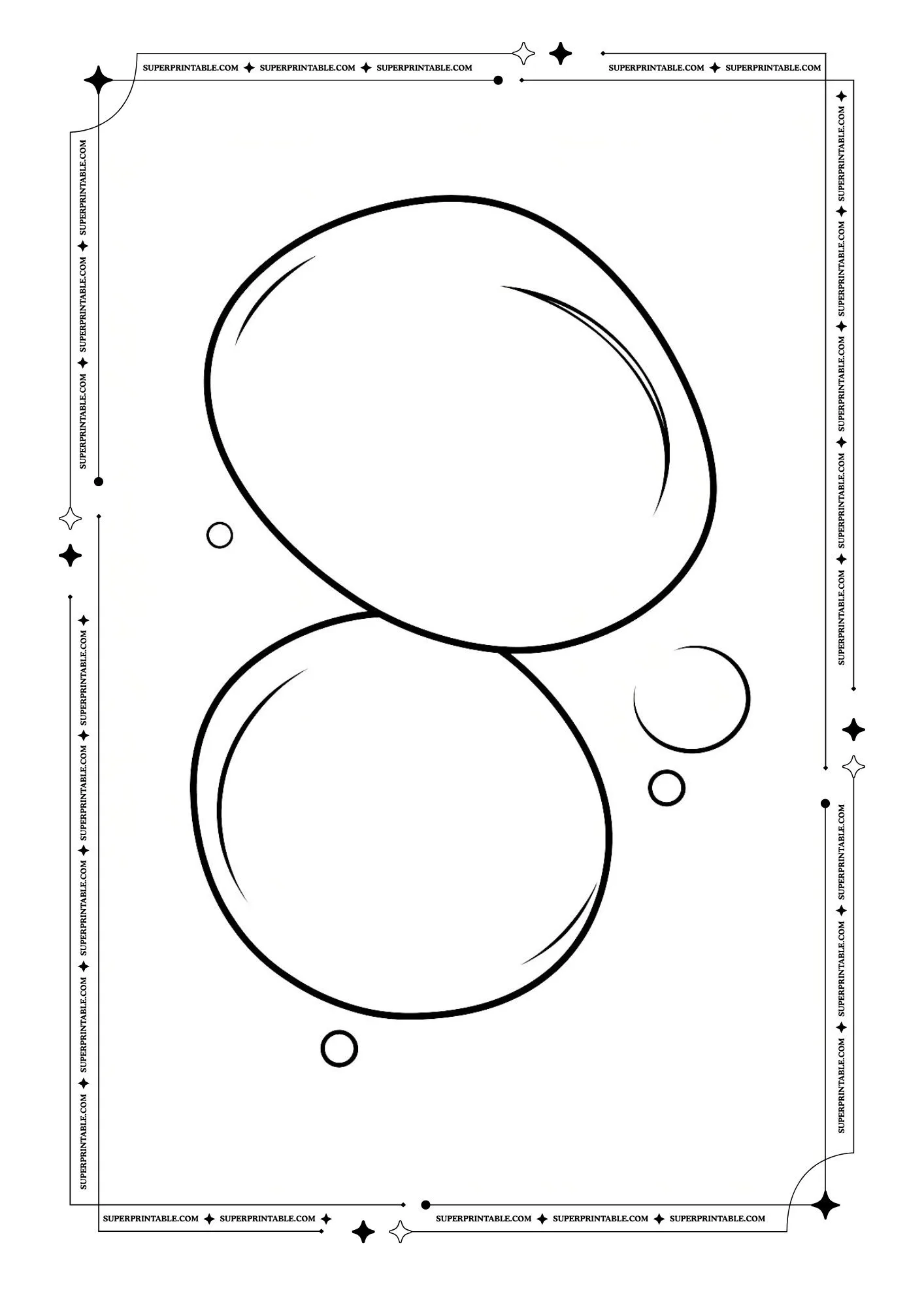 Bubbles Coloring Pages 3