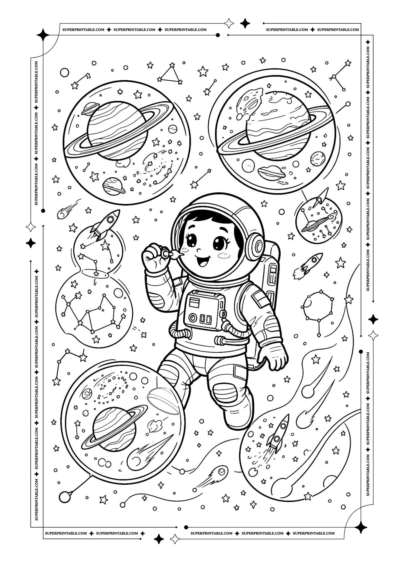 Bubbles Coloring Pages 6