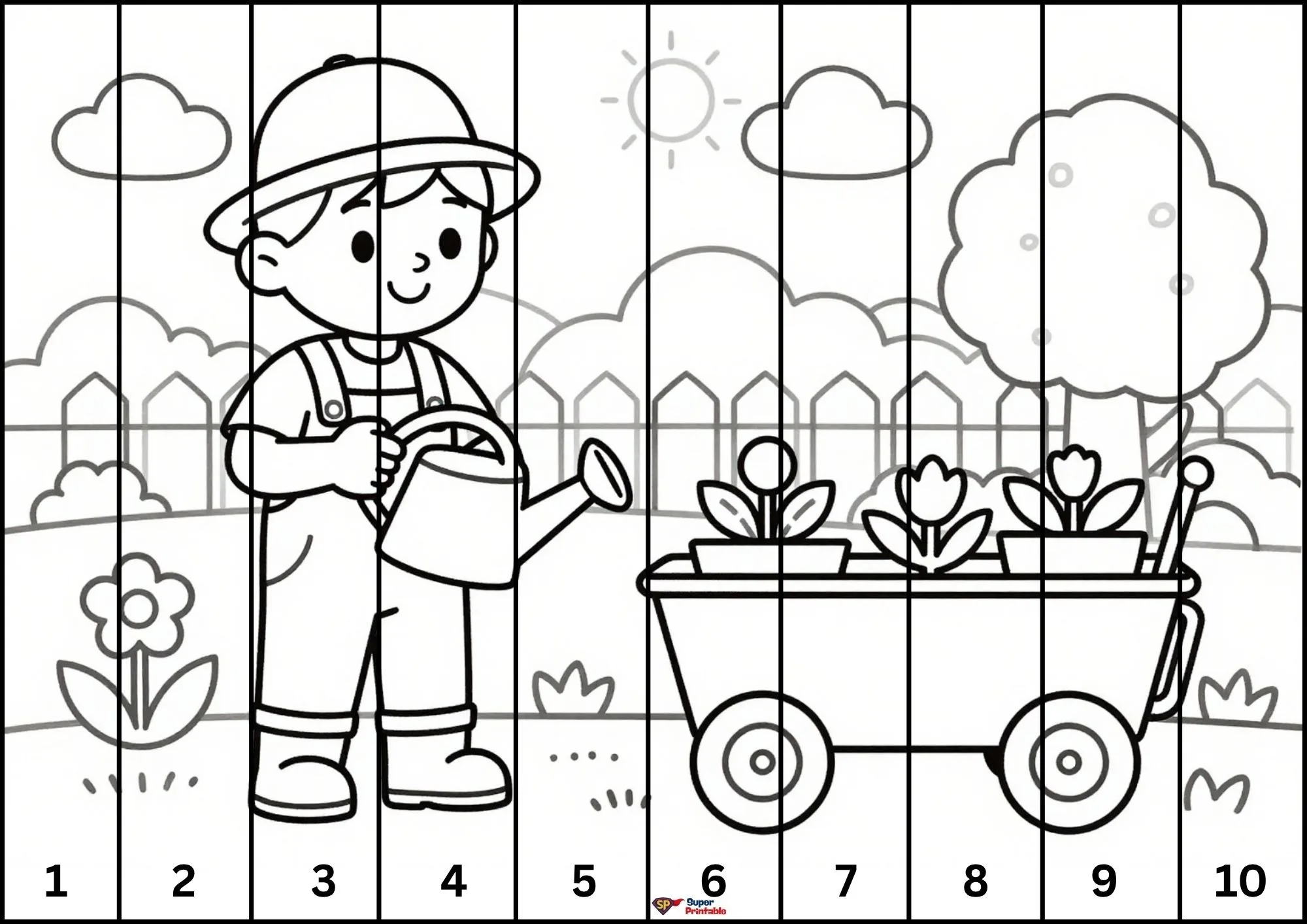 Community Helper Cut and Color 6