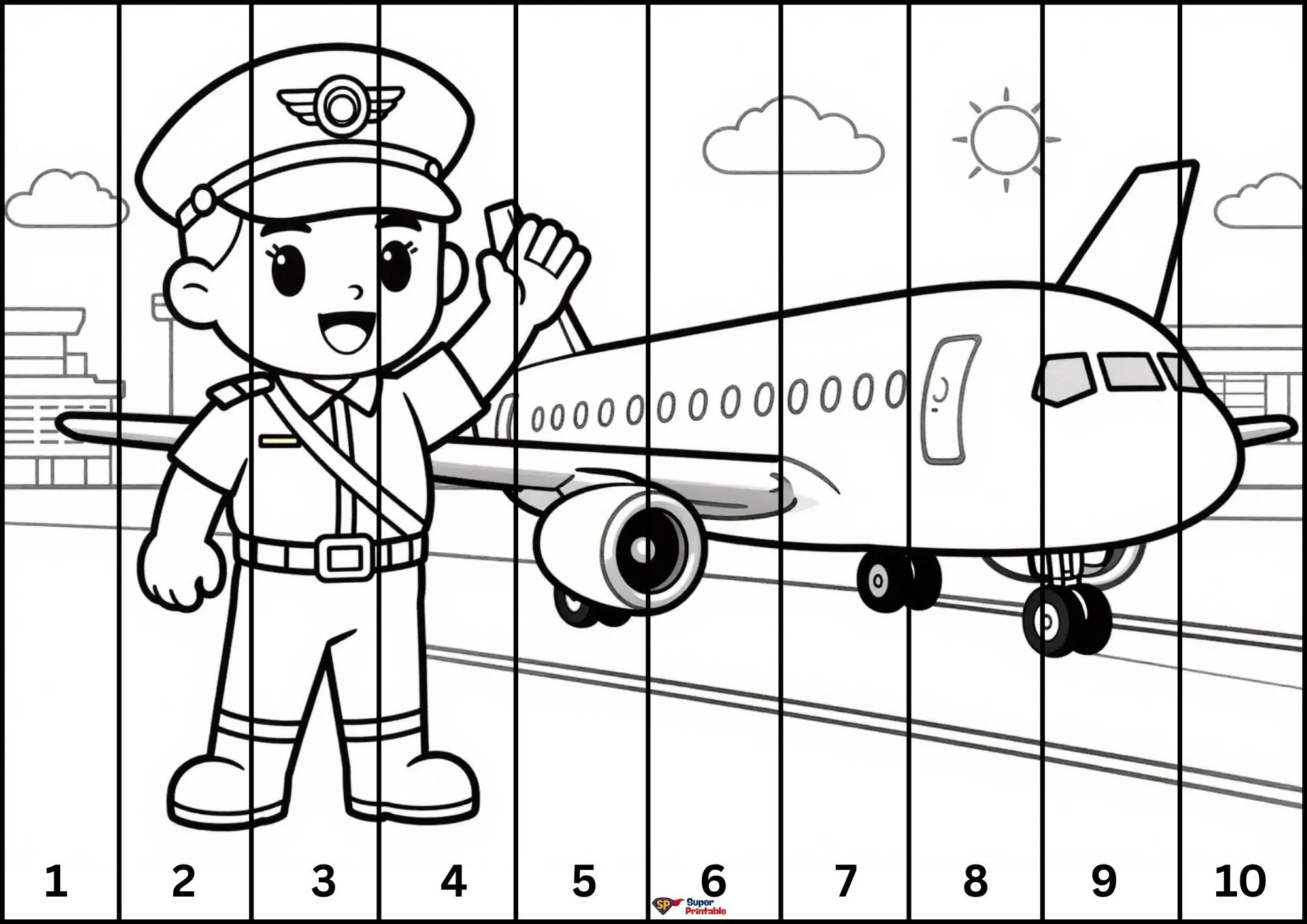 Community Helper Cut and Color 9
