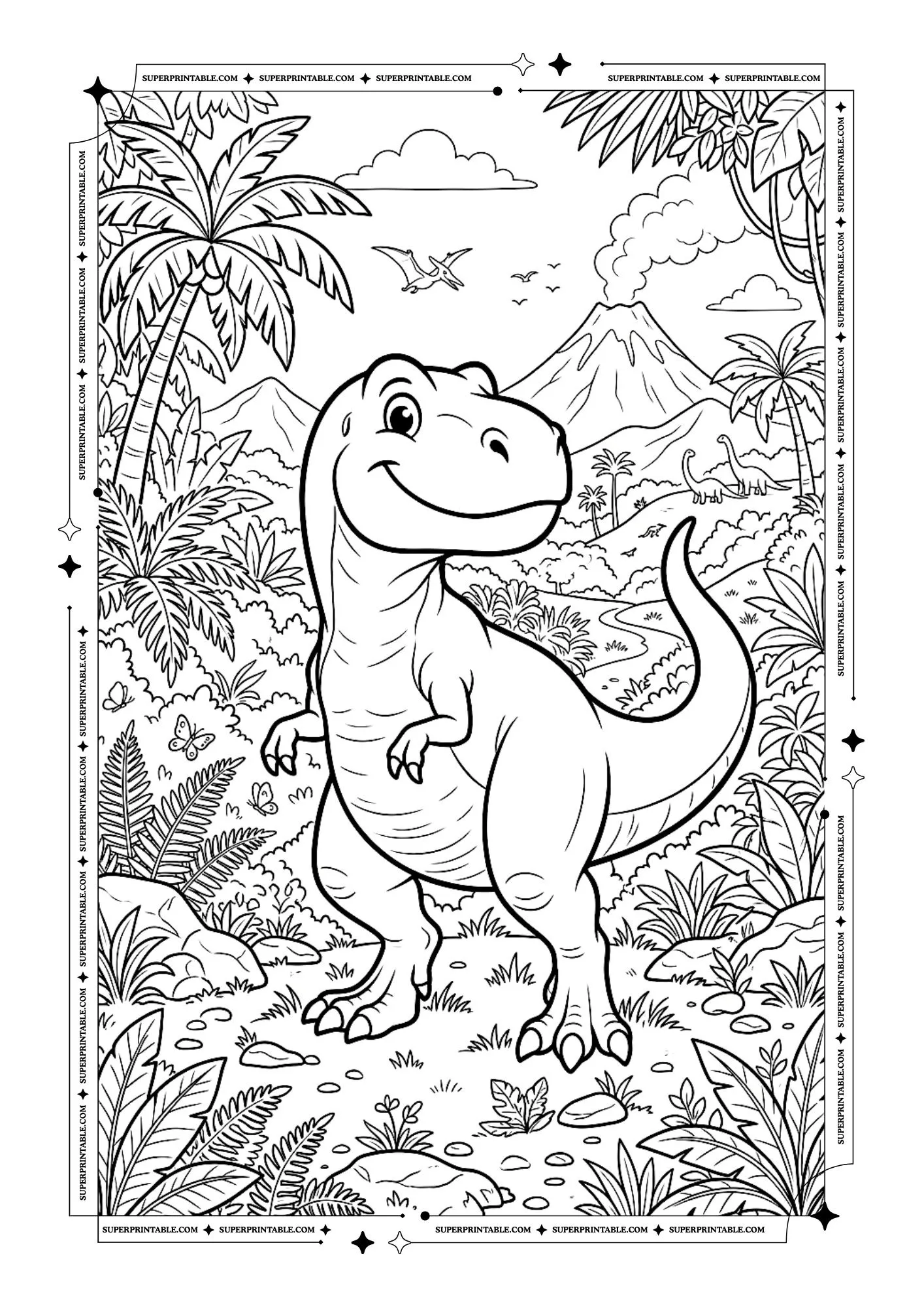 Dinosaur Coloring Pages 5
