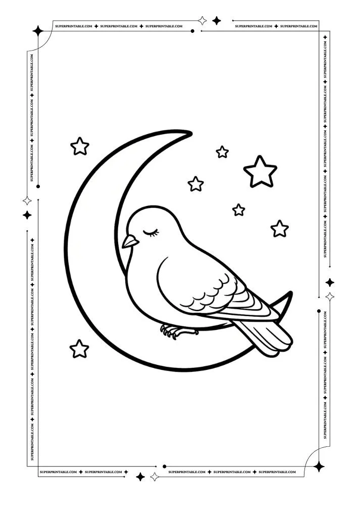 Dove Coloring Pages 10