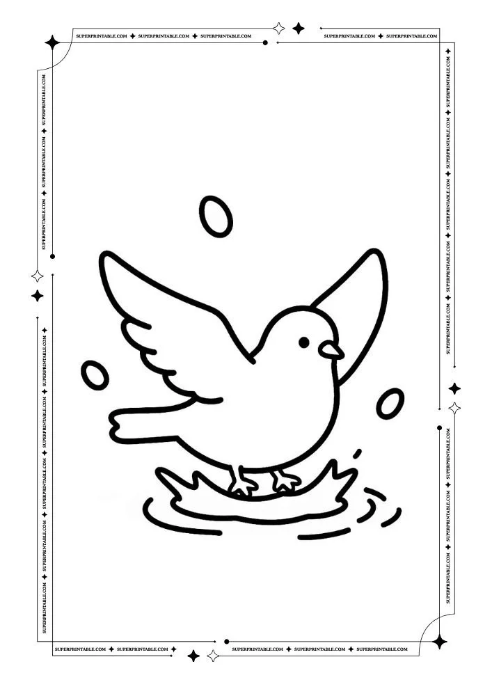 Dove Coloring Pages 15