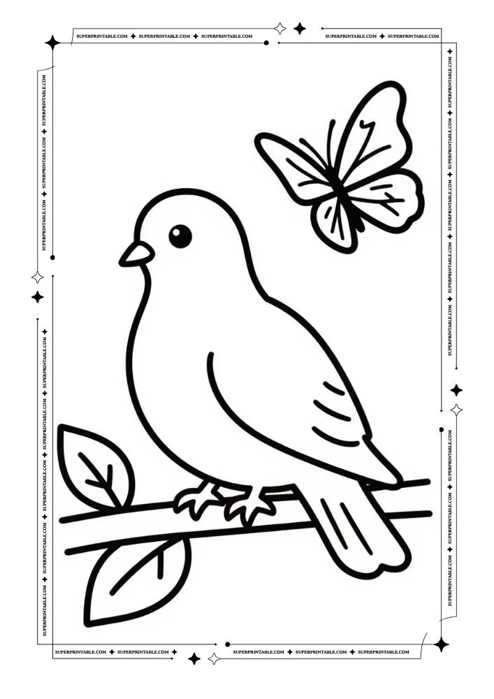Dove Coloring Pages 24