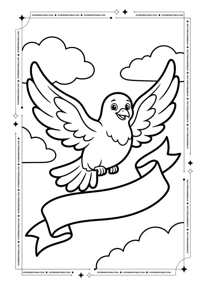 Dove Coloring Pages 25