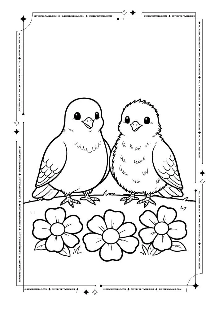Dove Coloring Pages 3