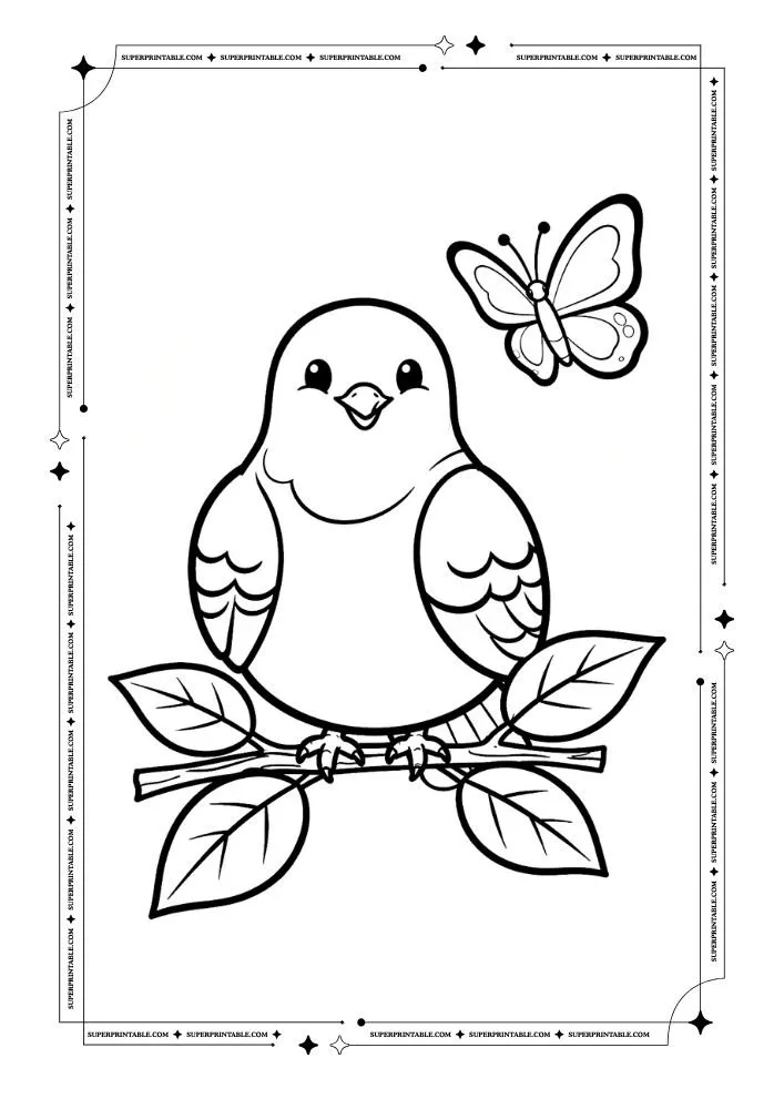 Dove Coloring Pages 4