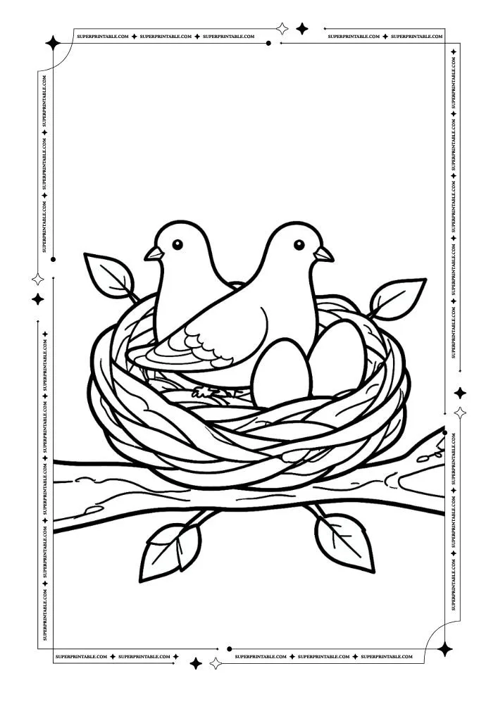 Dove Coloring Pages 6