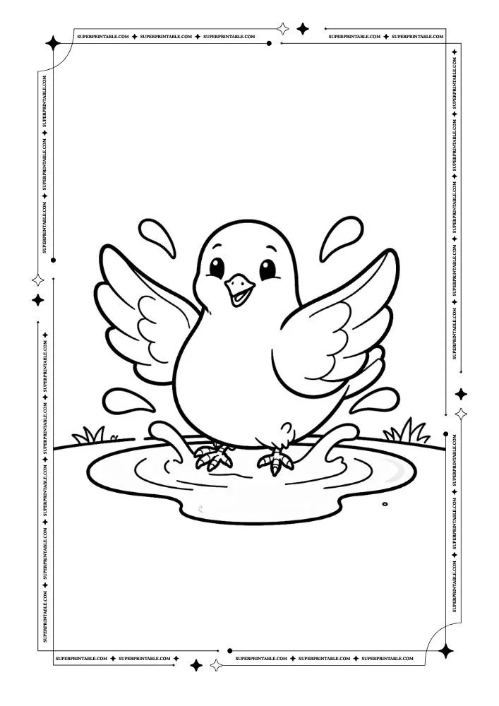 Dove Coloring Pages 7
