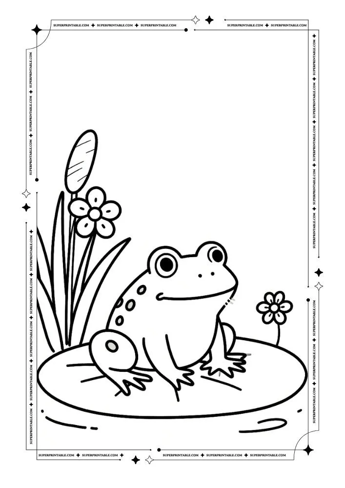 Easy Spring Coloring Pages 22